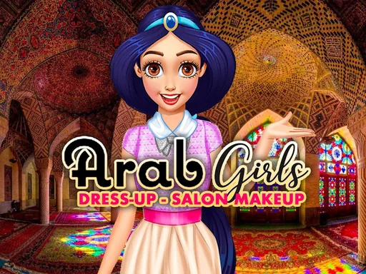 Arab Girls Dress-Up - Salon Makeup