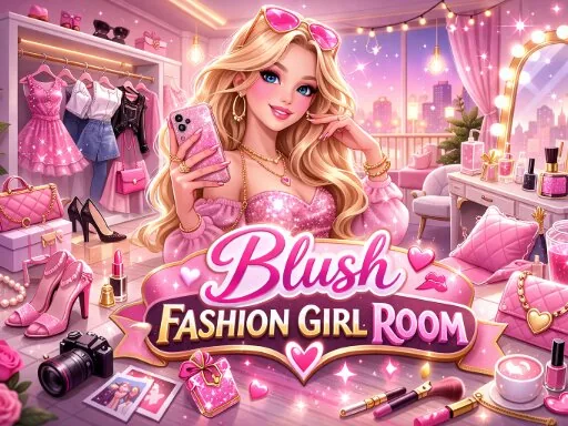 Blush Fashion Girl Room Game