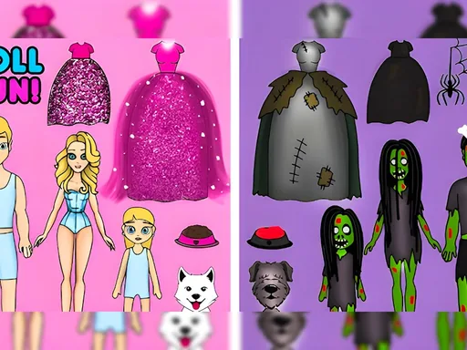 Chibi Doll Dress Up Makeover