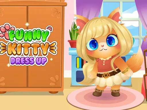 Funny Kitty Dressup