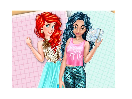 Jasmine and Ariel Wardrobe Swap