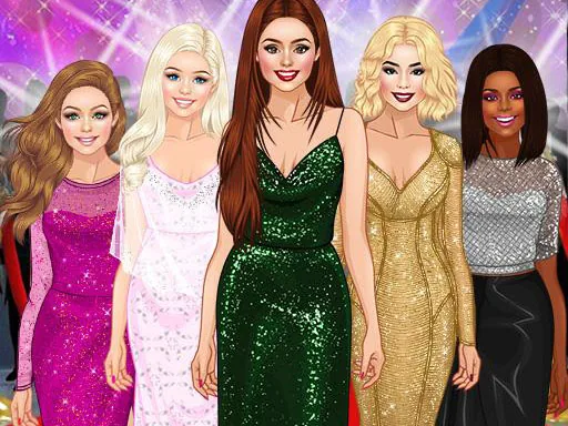 Red Carpet Dress Up Girls Game