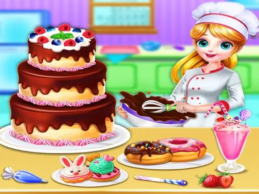 Sweet Bakery Chef Mania- Cake Games