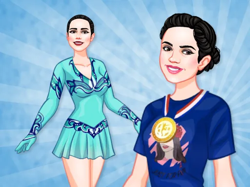 Young Figure Skaters: Ellie and Jenny